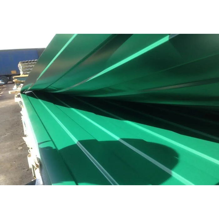 Профлист Grand Line С8А GreenCoat Pural BT 0.5 мм RR 11 Темно-Зеленый - фото №5